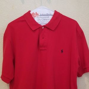 Red polo by ralph lauren